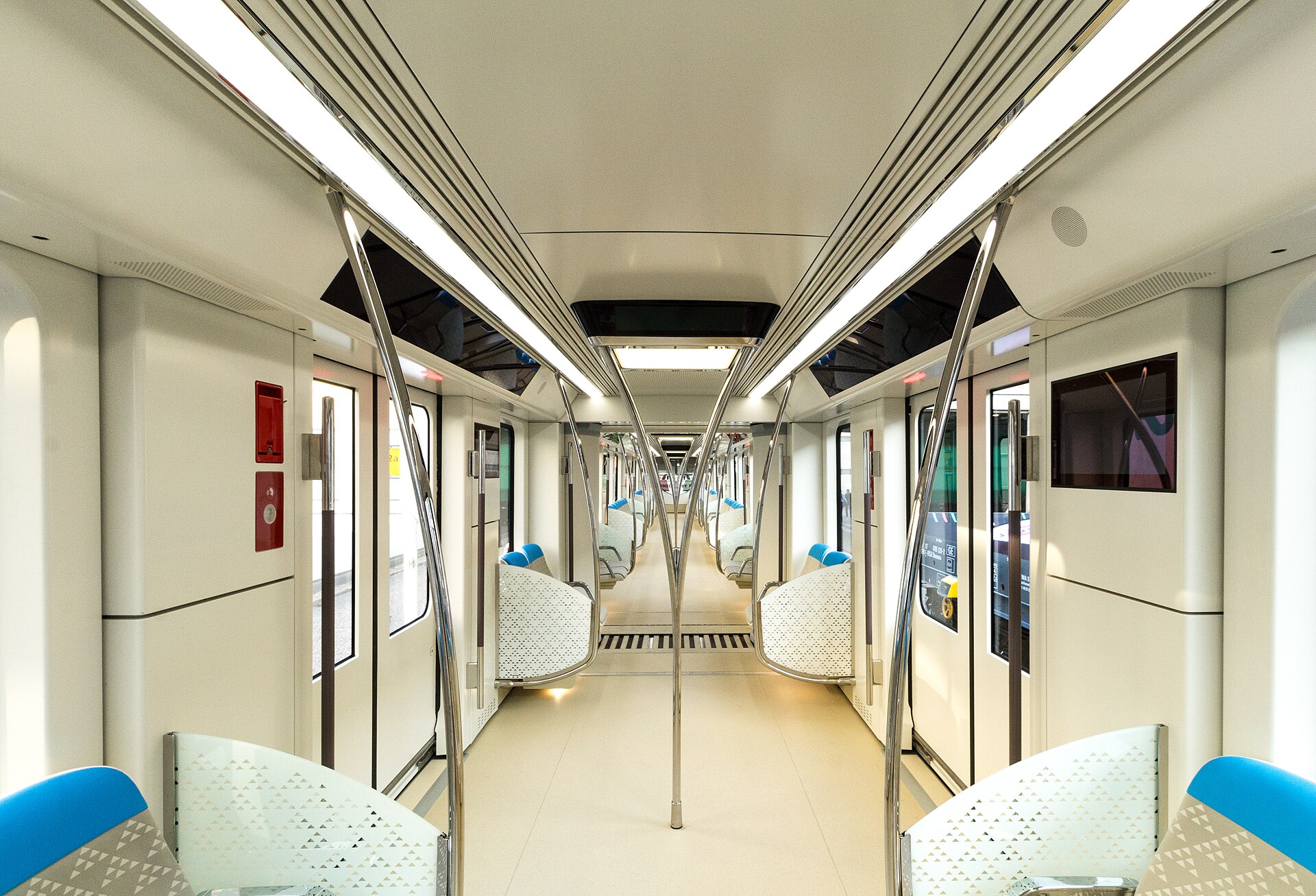 Riyadh Metro train — transit-oriented development